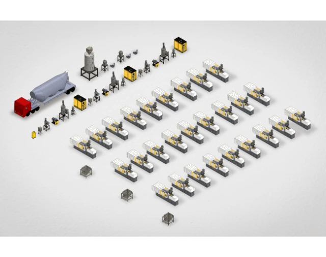 central-material-conveying-system