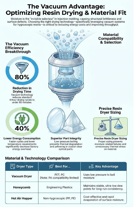 The Vacuum Advantage - Optimizing Resin Drying Material Fit.
