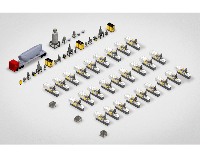 central-material-conveying-system